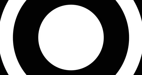 Seamless zoom In And Out looping Animation. Abstract Dynamic Circles Transition Video stock 155459970