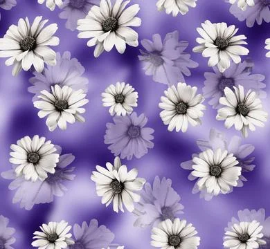 Seamless,Flowers,Pattern,,Floral,Print. Stock Illustration