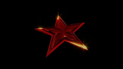 Seamlessly animation of flowing light red stars on red background Stock Footage 72382412