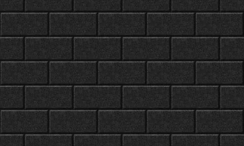 Seamlessly black wall. Stock Photos