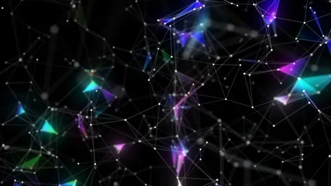 Seamlessly loopable animation of flying through glowing nebulae and stars Stock Footage 101355800