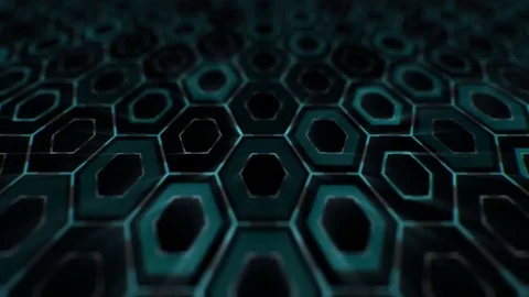 Seamlessly loopable animation of the graphene structure. Stock Footage 80091117