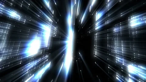 Seamlessly looped motion background features a futuristic texture and light Stock Footage 160607756