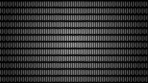 Seamlessly looped motion background features black an white colored futuristic Stock Footage 160608546