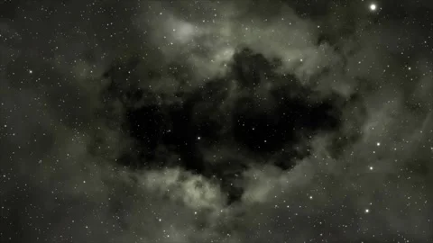 Seamlessly looped motion background features a dramatic deep space scenery Stock Footage 160609980