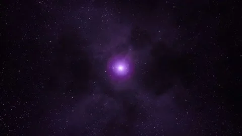 Seamlessly looped motion background features a dramatic deep space scenery Stock-Footage 160609997