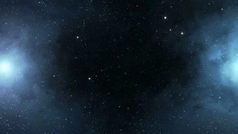 Seamlessly looped motion background features a dramatic deep space scenery Stock Footage 160610156