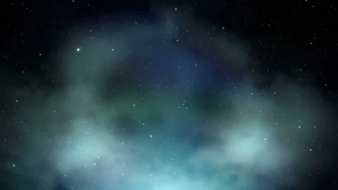 Seamlessly looped motion background features a deep space scenery Stock Footage 160611404