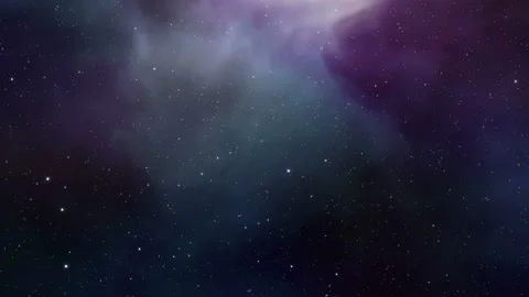 Seamlessly looped motion background features a dramatic deep space scenery Stock Footage 160611661