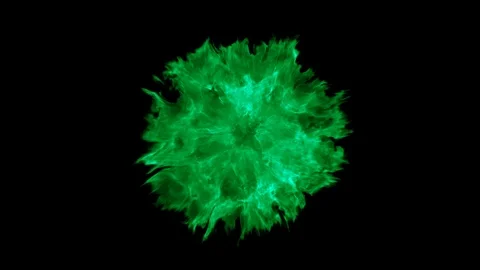 Seamlessly looped ring of fire / fire from rocket launch / shockwave fire. Stock Footage 86705060