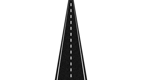 Seamlessly looping animated highway road scene for backgrounds and motion g.. Stock Footage 317901145