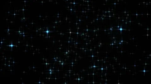 Seamlessly looping animation of a starry night sky Stock Footage 346141704