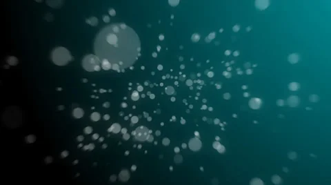 Seamlessly Looping Aqua Particle Background w/ Alpha Video stock 27966559