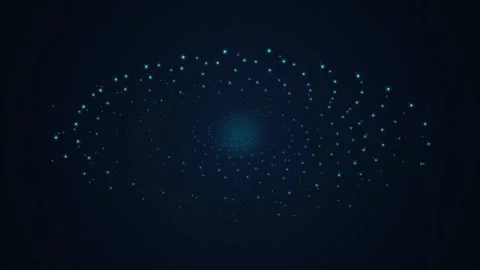 Seamlessly Looping Glowing Blue Vortex Tunnel Abstract Motion Background 스톡 동영상 345453523