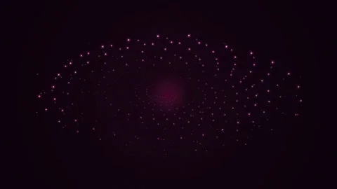 Seamlessly Looping Glowing Red Fire Vortex Particle Energy Motion Background 스톡 동영상 345455004