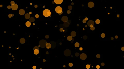 Seamlessly Looping Orange Particle Background Video stock 33502611