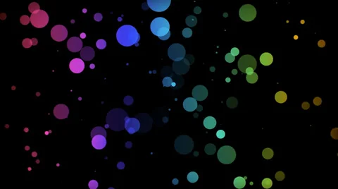 Seamlessly Looping Rainbow Particle Background Video stock 33502638