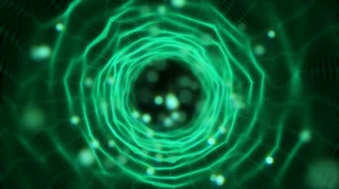 Seamlessly Looping Vortex Turquoise Stock Footage 12092112