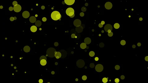 Seamlessly Looping Yellow Particle Background Video stock 33502605