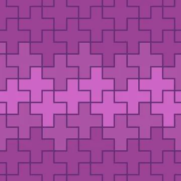 Seamlessly repeatable abstract geometric pattern, background. Editable vector Illustrazione stock