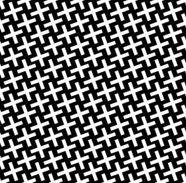 Seamlessly repeatable abstract geometric pattern, background. Editable vector Stock Illustration