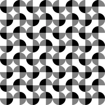 Seamlessly repeatable abstract geometric pattern, background. Editable vector Stockillustratie