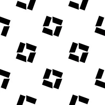 Seamlessly repeatable abstract geometric pattern, background. Editable vector Stockillustratie