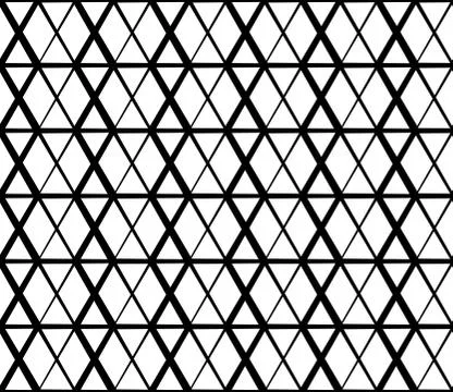 Seamlessly repeatable abstract, monochrome grid, mesh pattern. Editable vecto Stock Illustration