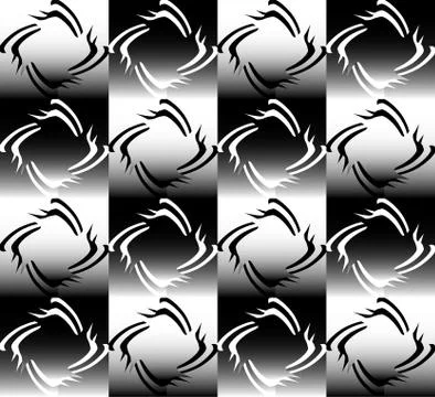 Seamlessly repeatable abstract pattern / background. Vector art. Stock Illustration