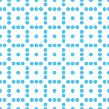 Seamlessly repeatable dotted, polka dot pattern. Pattern with mosaic of circl イラスト素材