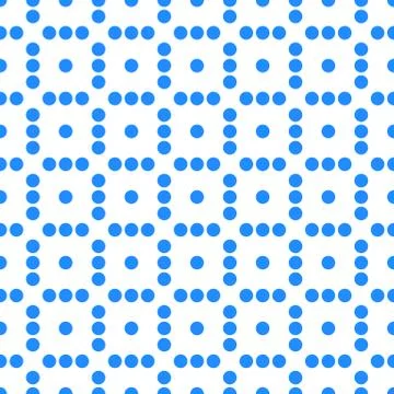 Seamlessly repeatable dotted, polka dot pattern. Pattern with mosaic of circl イラスト素材