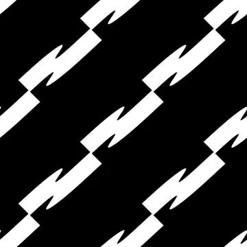 Seamlessly repeatable geometric pattern - Abstract monochrome background, tex イラスト素材