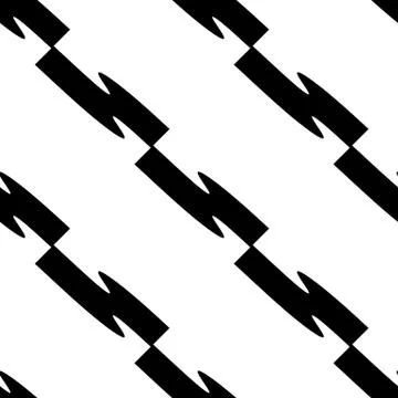 Seamlessly repeatable geometric pattern - Abstract monochrome background, tex 스톡 일러스트