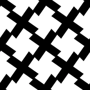 Seamlessly repeatable geometric pattern - Abstract monochrome background, tex Stockillustratie