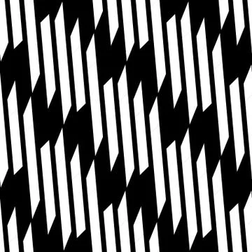 Seamlessly repeatable geometric pattern - Abstract monochrome background, tex Stockillustratie