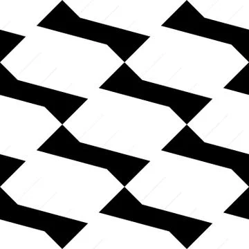Seamlessly repeatable geometric pattern - Abstract monochrome background, tex 스톡 일러스트