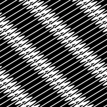 Seamlessly repeatable geometric pattern - Abstract monochrome background, tex Stockillustratie