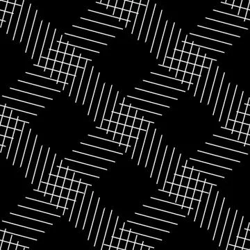 Seamlessly repeatable geometric pattern - Abstract monochrome background, tex Stockillustratie
