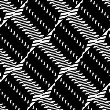 Seamlessly repeatable geometric pattern - Abstract monochrome background, tex イラスト素材