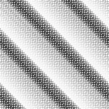 Seamlessly repeatable geometric pattern - Abstract monochrome background, tex Stock Illustration
