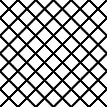 Seamlessly repeatable grid, mesh pattern. Simple lattice, grillage texture. V Stock Illustration