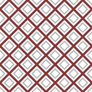 Seamlessly repeatable monochrome square, block geometry pattern. Stock Illustration