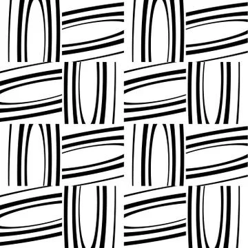 Seamlessly repeatable pattern with abstract shapes. Vector art. イラスト素材