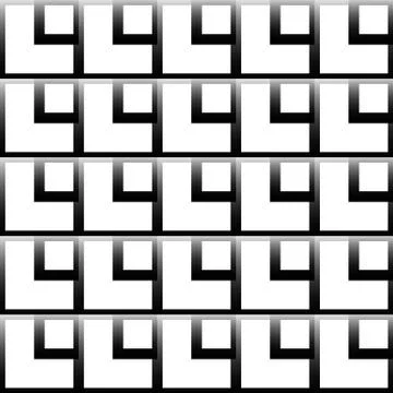 Seamlessly repeatable pattern with square shapes. Monochrome background. 스톡 일러스트