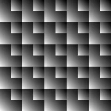 Seamlessly repeatable pattern with square shapes. Monochrome background. 스톡 일러스트