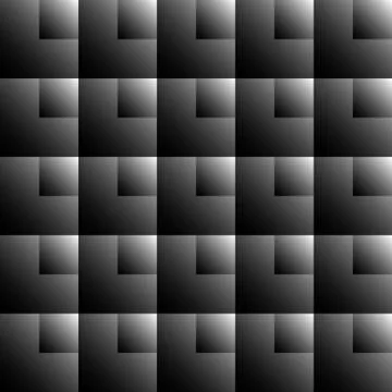 Seamlessly repeatable pattern with square shapes. Monochrome background. Stock Illustration