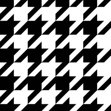 ?????? SeamlessPattern ???-Houndstooth Illustrazione stock