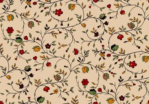 Seamless,Small,Flower,Pattern,On,Background Stock Illustration