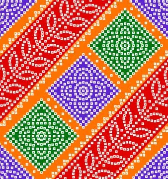 Seamless,Traditional,Indian,Pattern Stockillustratie