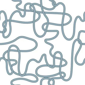 Seamlessvector road pattern. Illustrazione stock